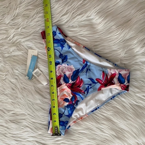Cupshe Floral High Waisted Swimsuit Bottoms - Picture 2 of 4